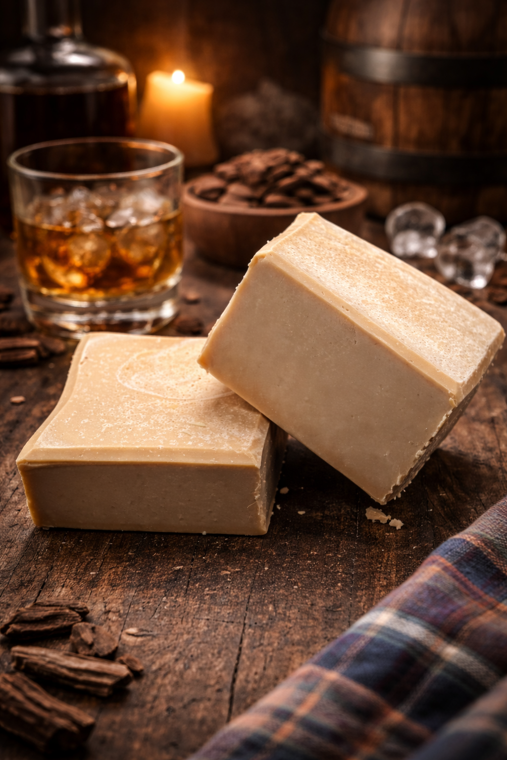 Salted Caramel Whiskey Soap